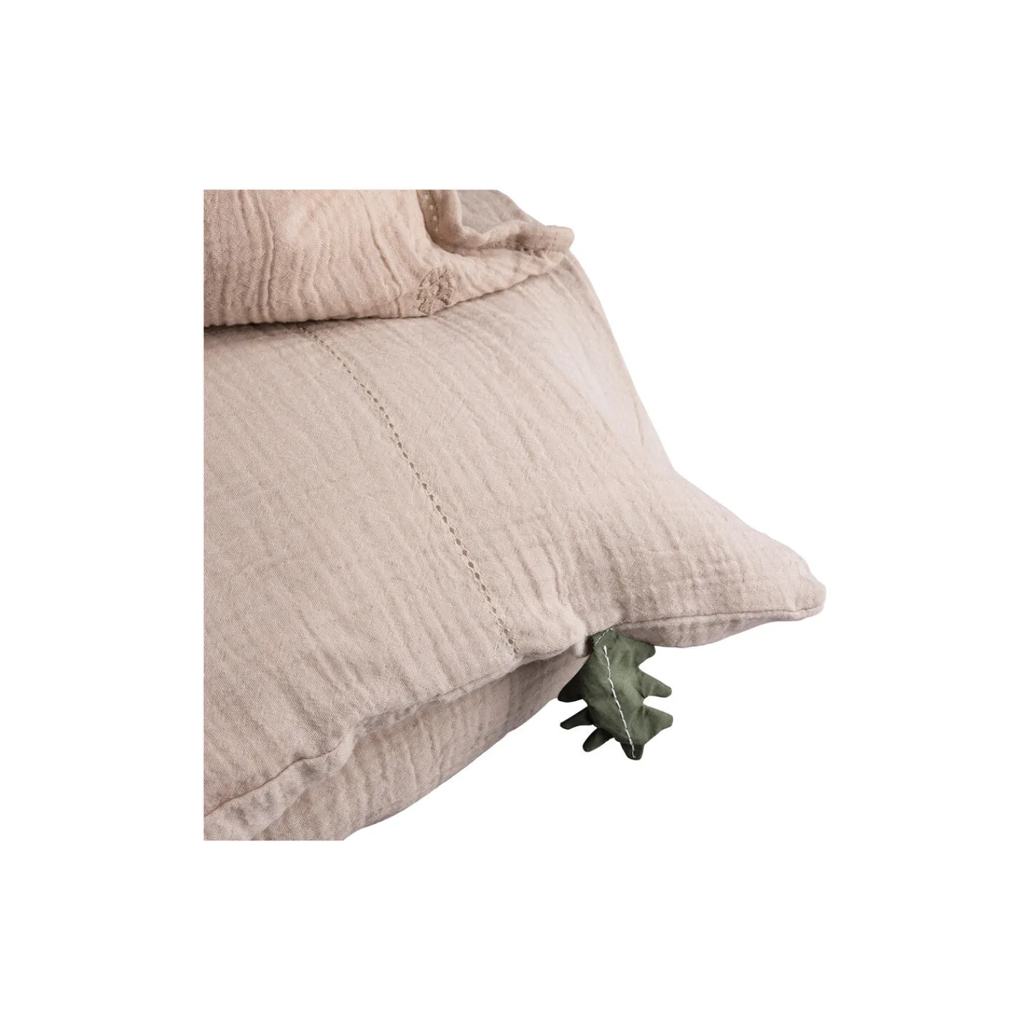 Børn Sebra Soveudstyr|Sengetøj-2-delt musselin babysengetøj, seabreeze beige