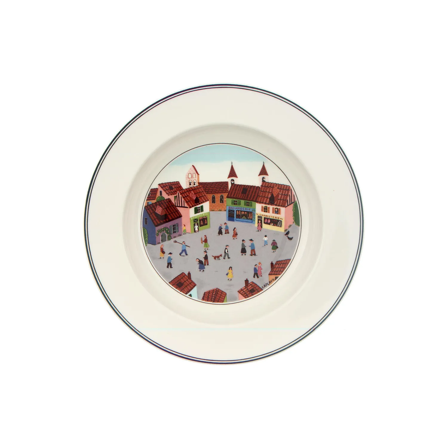 Villeroy & Boch Tallerkener-Design Naif dyb tallerken Ø 21 cm, village