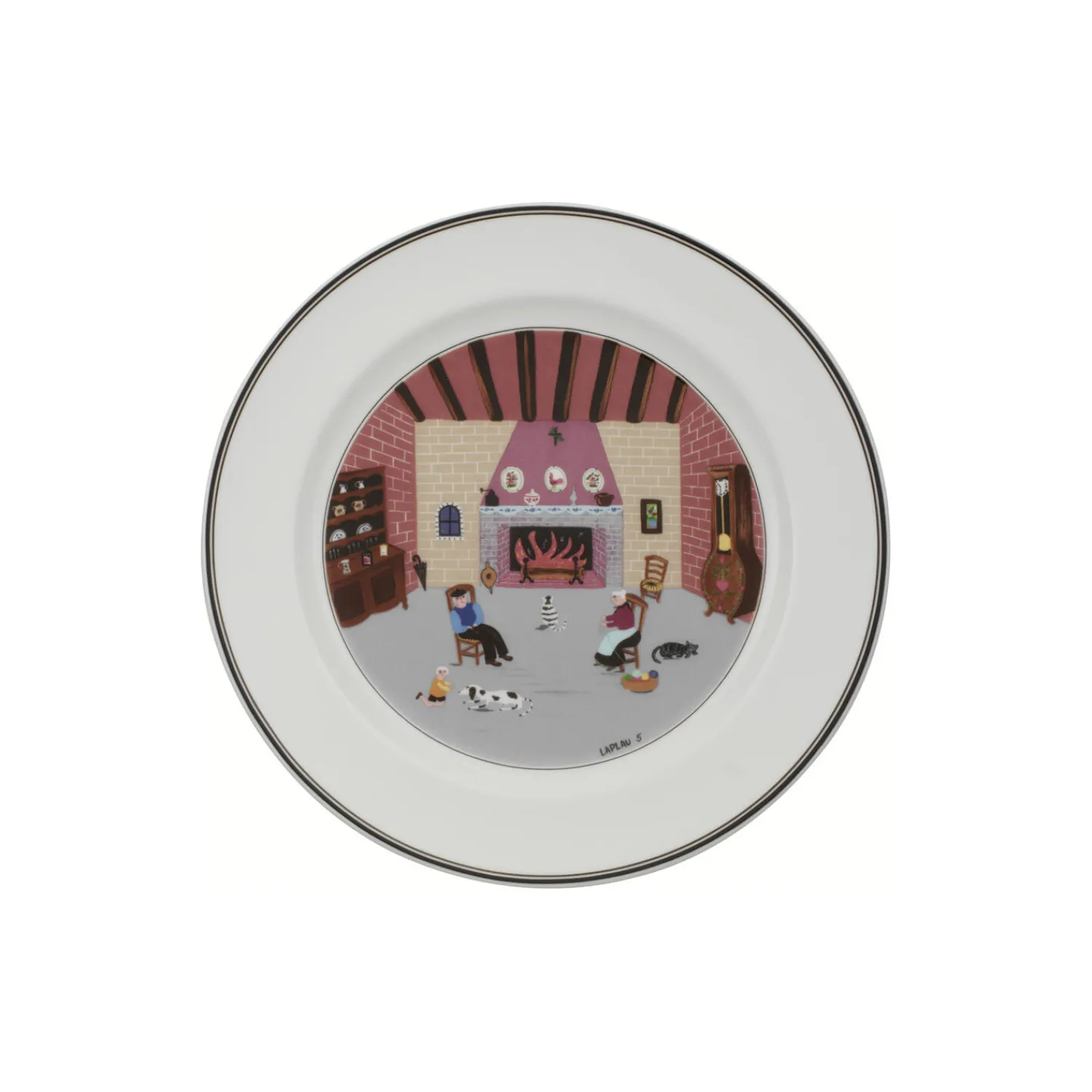 Villeroy & Boch Tallerkener * Design Naif tallerken Ø 27 cm, fireplace