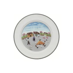 Villeroy & Boch Tallerkener-Design Naif tallerken Ø 27 cm, poultry farm