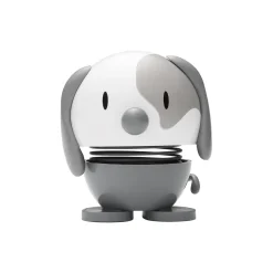 Hoptimist Figurer & Glaskunst-Dog, gool grey