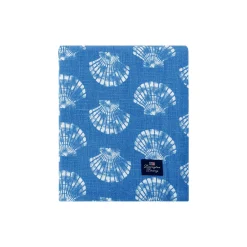 Lexington Bordtekstiler-Dug i økologisk bomuld med print af skaller, blue/white