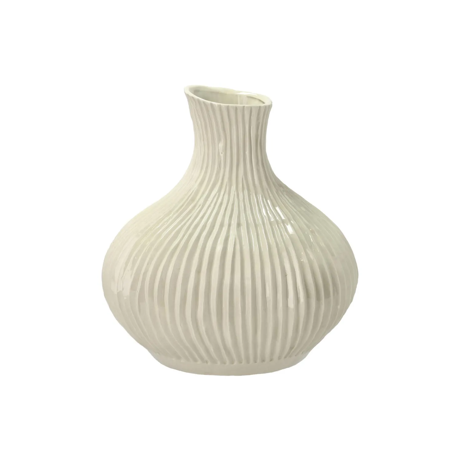 Villa Collection Vaser-Eik vase L, creme