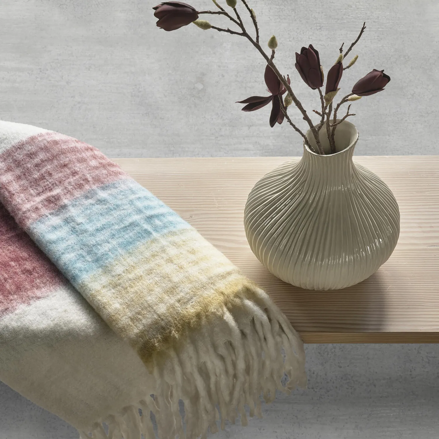 Villa Collection Vaser-Eik vase M, creme