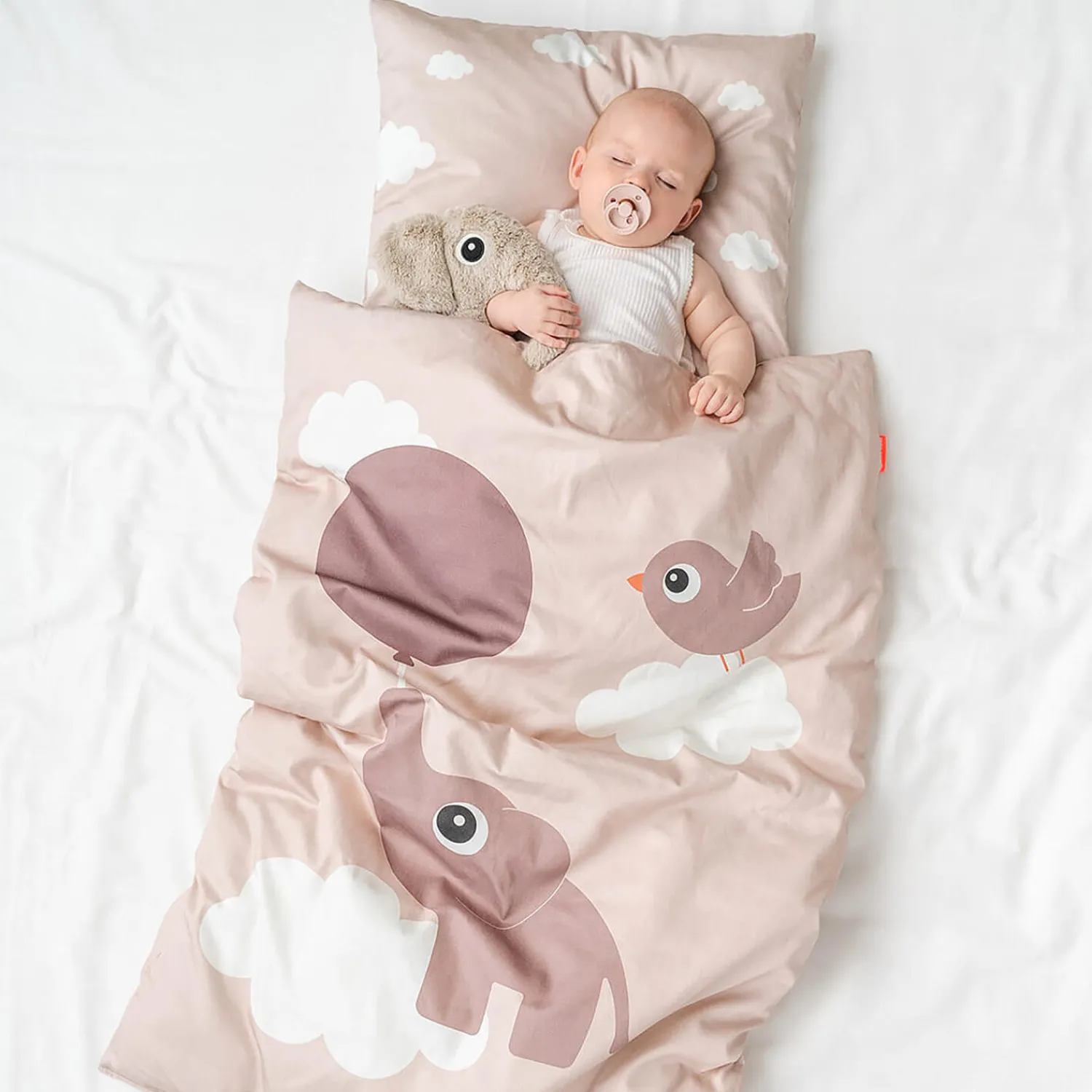 Børn Done by Deer Soveudstyr|Sengetøj-Elphee junior sengesæt,