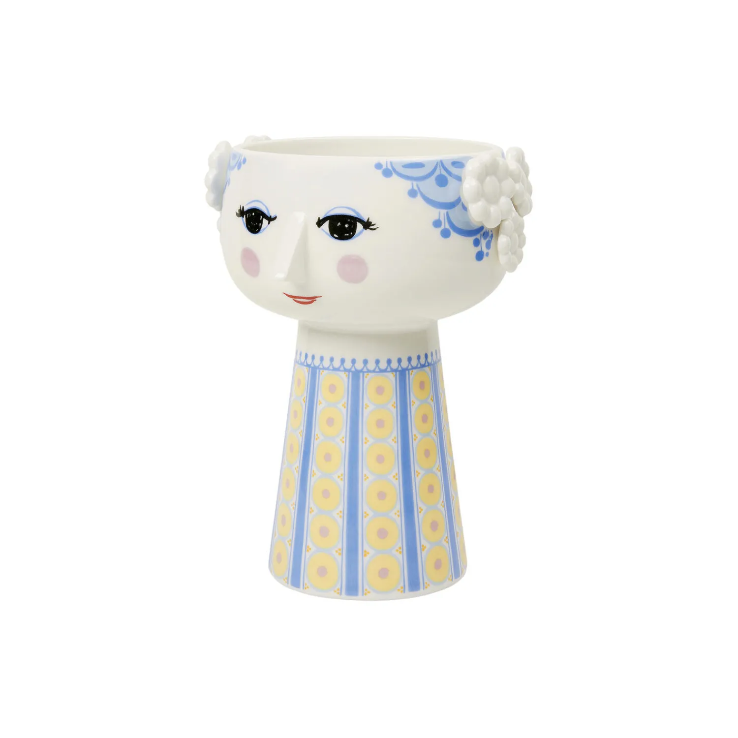 Bjørn Wiinblad Vaser * Eva vase 18,5 cm, blå
