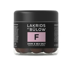 Lakrids by Bülow Delikatesser * F - DARK & SEA SALT, small