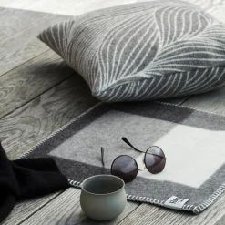 Røros Tweed Pyntepuder & Hynder * FLETTE Cushion, natural