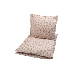 Børn Müsli by Green Cotton Soveudstyr|Sengetøj-FLORA baby sengetøj, nightingale/balsam cream/walnut