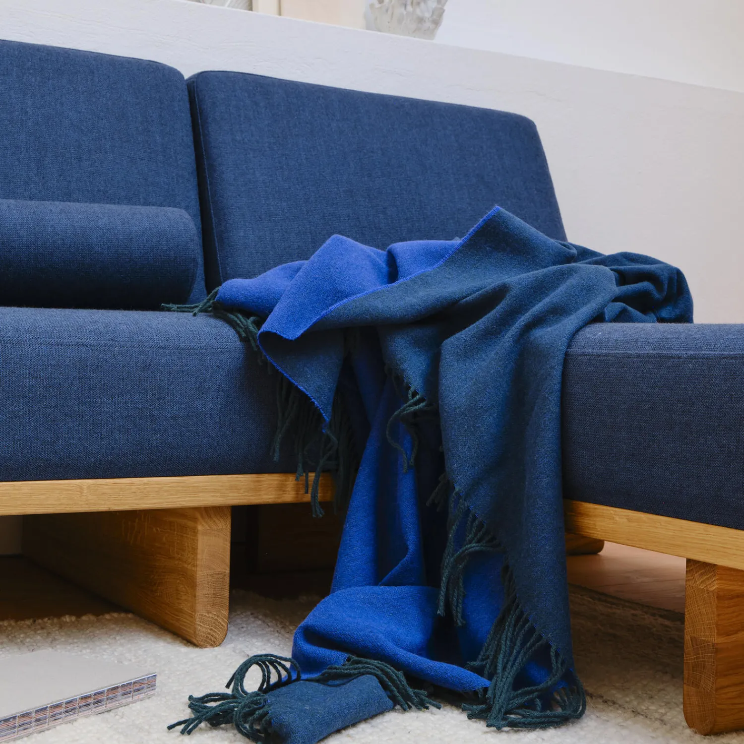 Silkeborg Uldspinderi Plaider-Franja plaid,