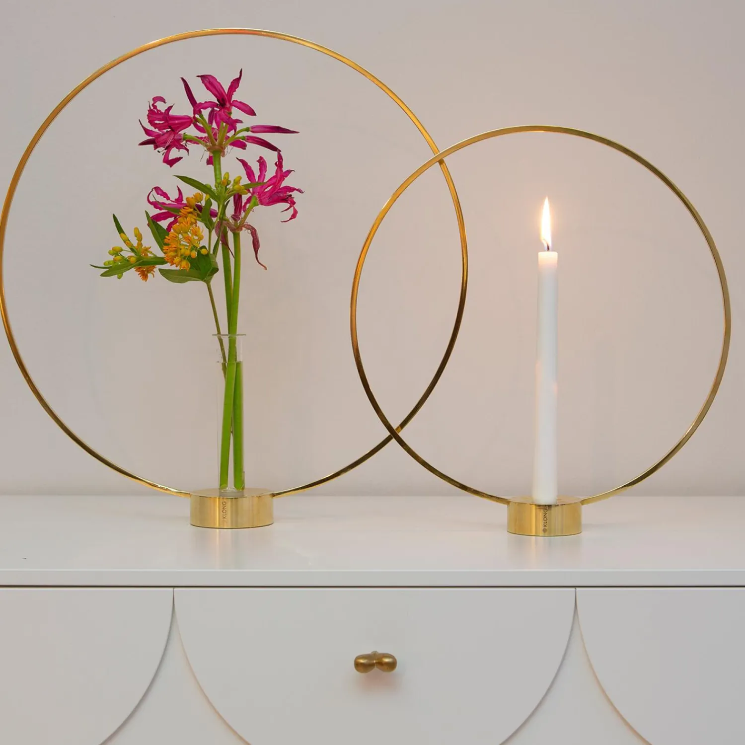 Klong Lysestager-Gloria Candleholder Large