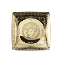Rosenthal x Versace Skåle, Bakker & Fade-Golden Medusa Dish 12 cm