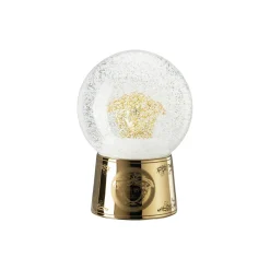 Rosenthal x Versace Pynt-Golden Medusa Snow Globe