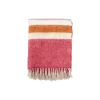 Klippan Yllefabrik Plaider * Gotland stripe plaid, cerise