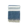 Klippan Yllefabrik Plaider-Gotland stripe plaid, petrol