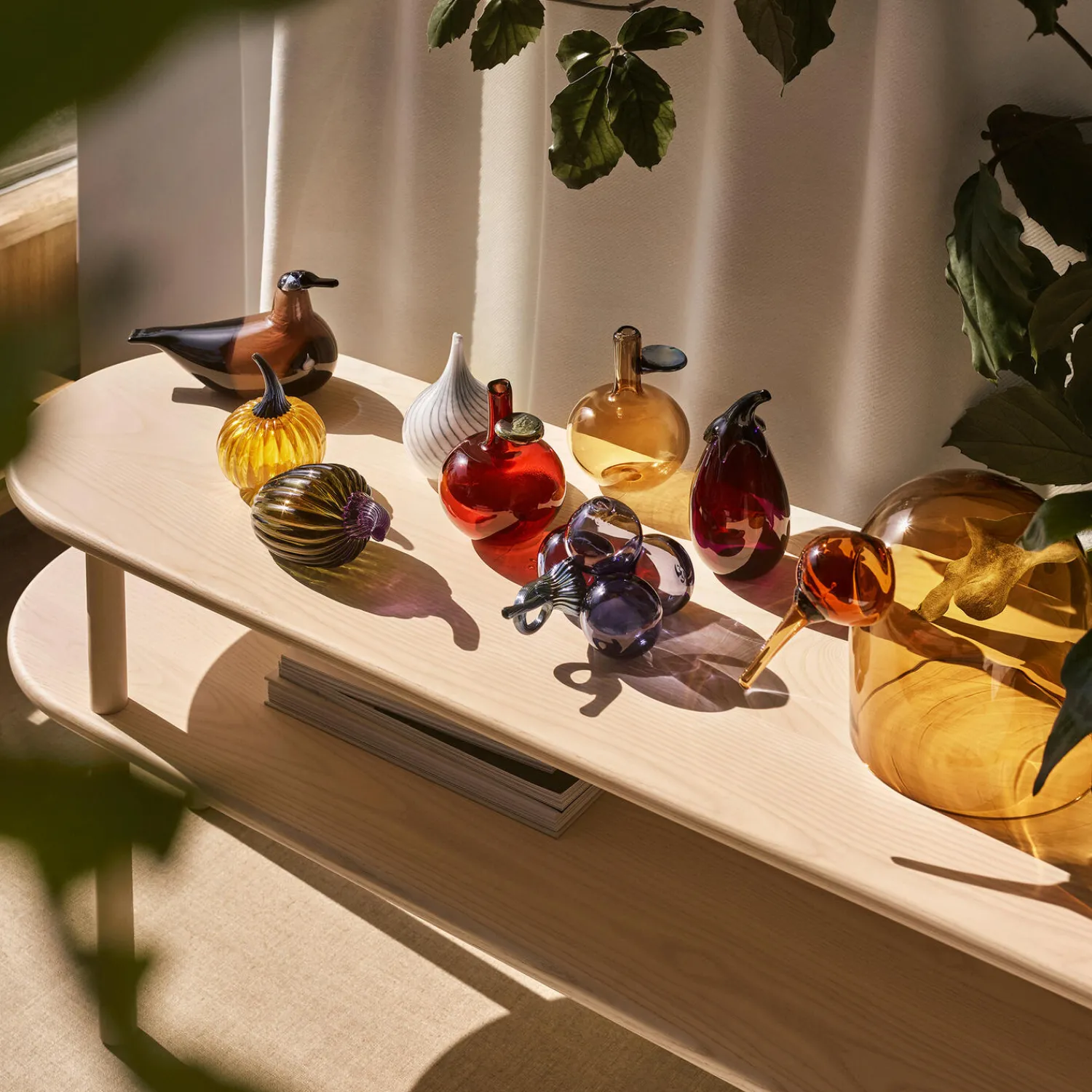 Iittala Figurer & Glaskunst * Grape glasfigur, rain