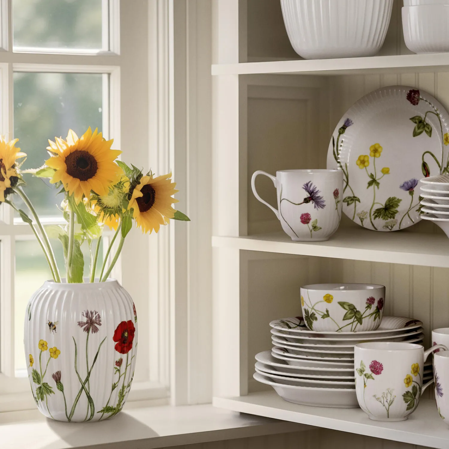 Kähler Vaser-Hammershøi Summer Vase, wild flowers