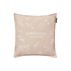 Lexington Pyntepuder & Hynder-Herbarium Linen/Cotton Cushion Cover, beige/white