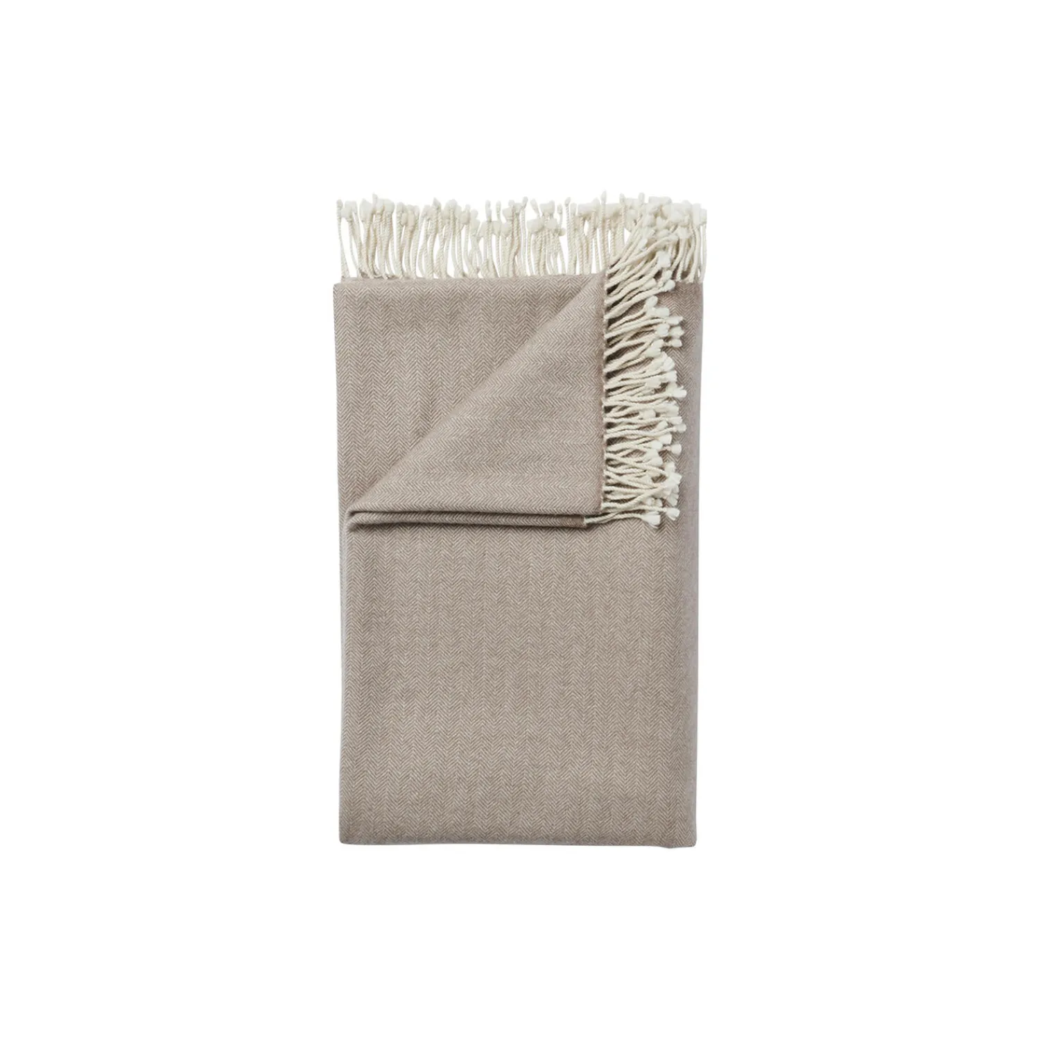 CARE BY ME Plaider-HERRINGBONE Throw,