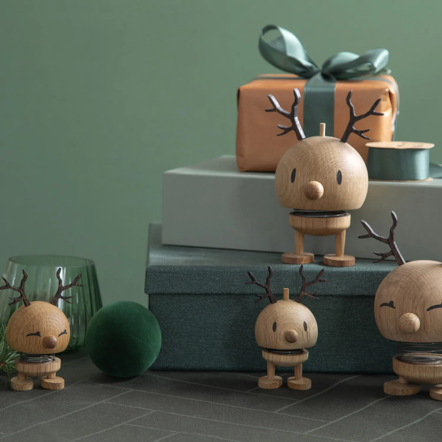 Hoptimist Figurer & Glaskunst-Reindeer Bimble M Oak
