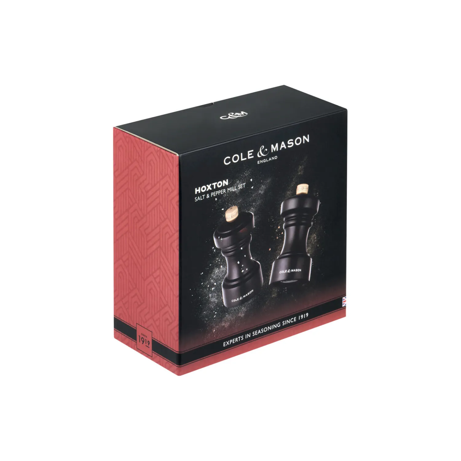 Cole & Mason Køkkenudstyr * Hoxton Salt and pepper set, mørk brun