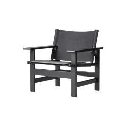 Fredericia Pyntepuder & Hynder-Hynde til The Canvas Chair loungestol, sort
