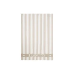 Lexington Køkkentekstiler * Icons Cotton Twill Waffle Striped viskestykke, beige/white