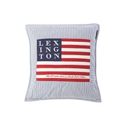 Lexington Pyntepuder & Hynder-Icons Logo Art & Crafts pudebetræk, blue/white