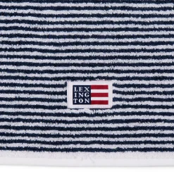 Lexington Håndklæder-Icons Original Towel Stripe, navy/white