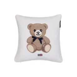 Lexington Pyntepuder & Hynder * Icons Teddy Organic Cotton Velvet Pillow, white/beige