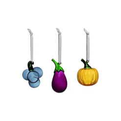 Iittala Figurer & Glaskunst-mini frugt & grøntsager 3 stk.
