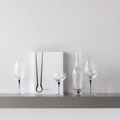Orrefors Glas * Intermezzo Blue Balance vinglas