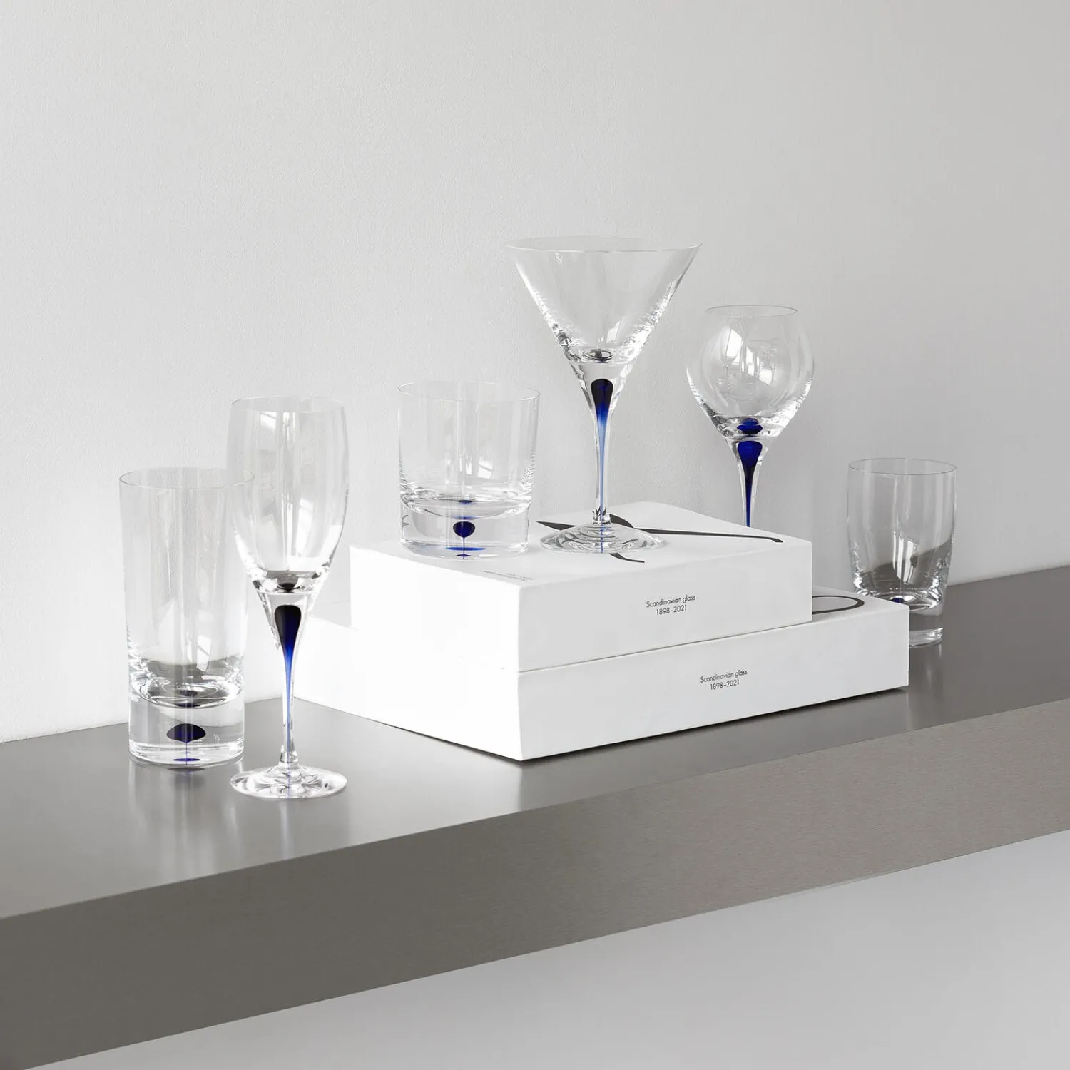 Orrefors Glas * Intermezzo Blue vandglas