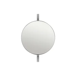 GUBI Vægspejle * IOI Wall Mirror, black semi matt/brass sphere