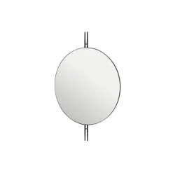 GUBI Vægspejle * IOI Wall Mirror, black semi matt/brass sphere