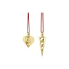 Georg Jensen Pynt-2025 Juleornamentsæt 2 stk., guld