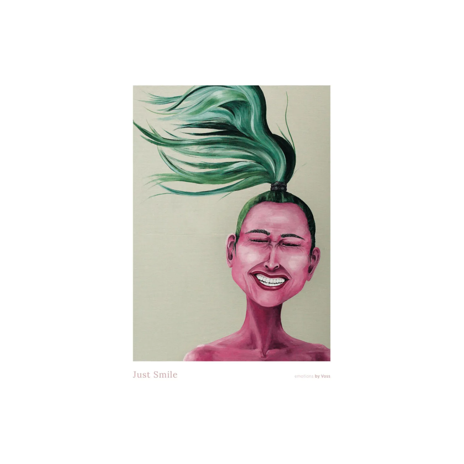 All by Voss Plakater & Rammer-Just Smile plakat