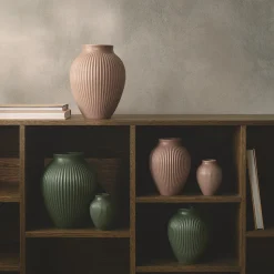 Knabstrup Keramik Vaser * Knabstrup vase ripple,