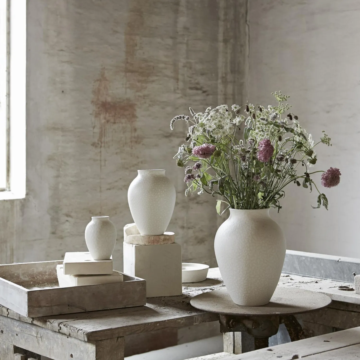 Knabstrup Keramik Vaser * Knabstrup vase,