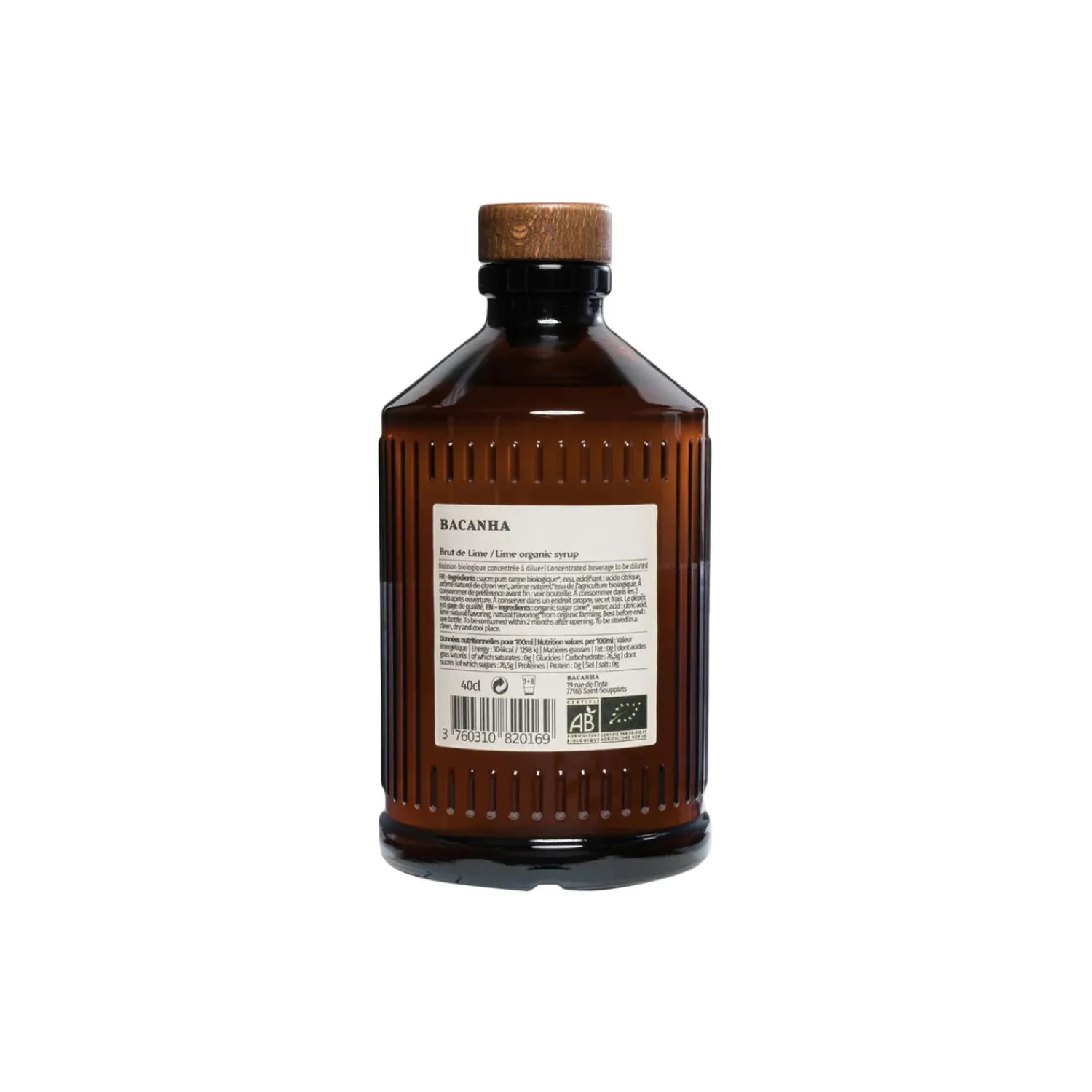 Bacanha Delikatesser * Økologisk sirup - Lime