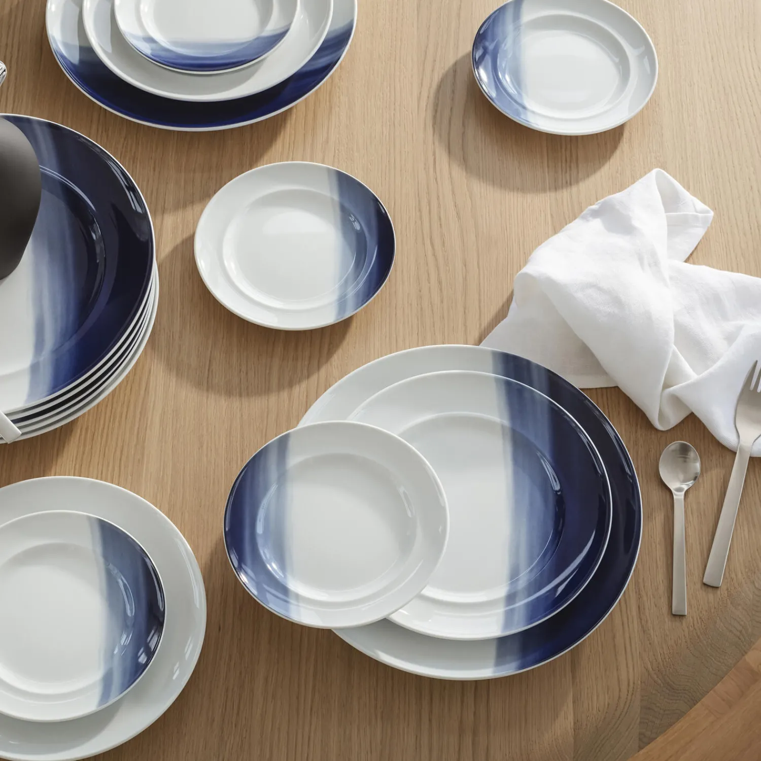 Georg Jensen Tallerkener * KOPPEL sidetallerken 16 cm, blå nuancer