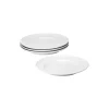 Georg Jensen Tallerkener-KOPPEL sæt af sidetallerkener 16 cm 4 stk., hvid