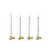 Uyuni Lighting Lys & Duftlys-LED Christmas Tree Taper Candles with Clips 4 pcs