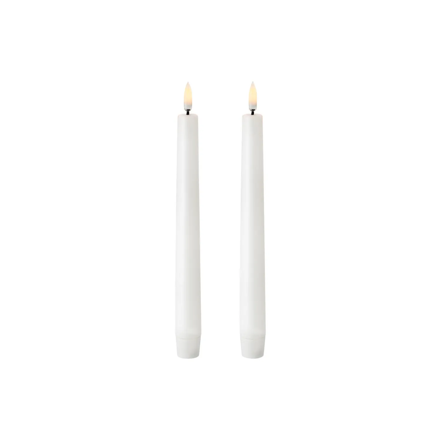 Uyuni Lighting Lys & Duftlys * LED Classic Taper Candle 20 cm 2 pcs,