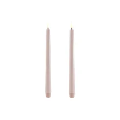 Uyuni Lighting Lys & Duftlys * LED Classic Taper Candle 25 cm 2 pcs,