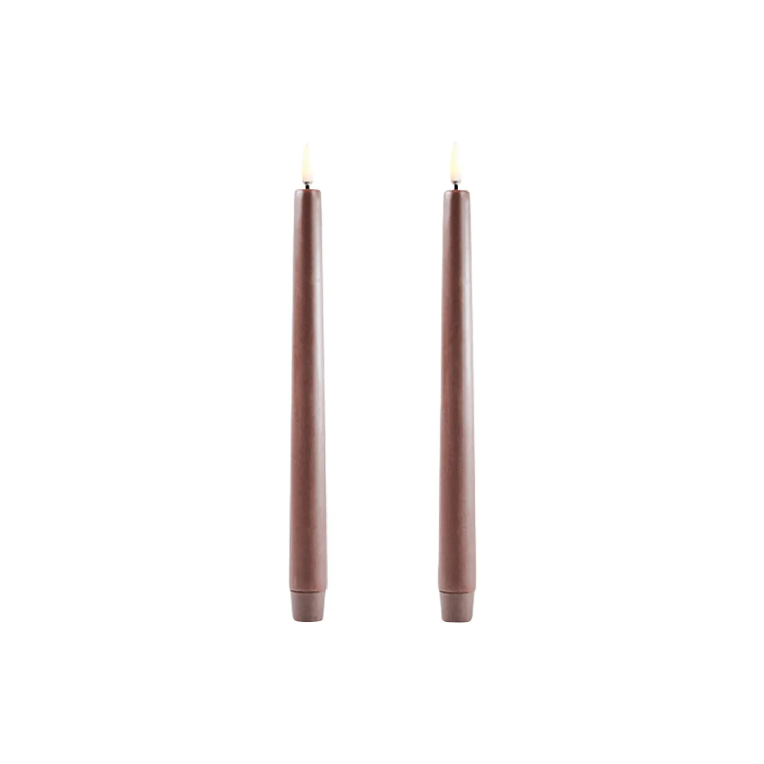 Uyuni Lighting Lys & Duftlys-LED Classic Taper Candle 25 cm 2 pcs,