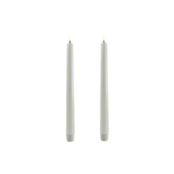 Uyuni Lighting Lys & Duftlys-LED Classic Taper Candle 25 cm 2 pcs,