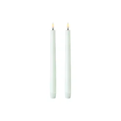 Uyuni Lighting Lys & Duftlys * LED Mini Taper Candle 25 cm 2 pcs, nordic white