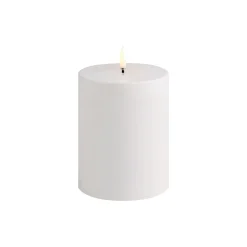 Uyuni Lighting Lys & Duftlys-LED Outdoor Pillar Candle 13 cm, white