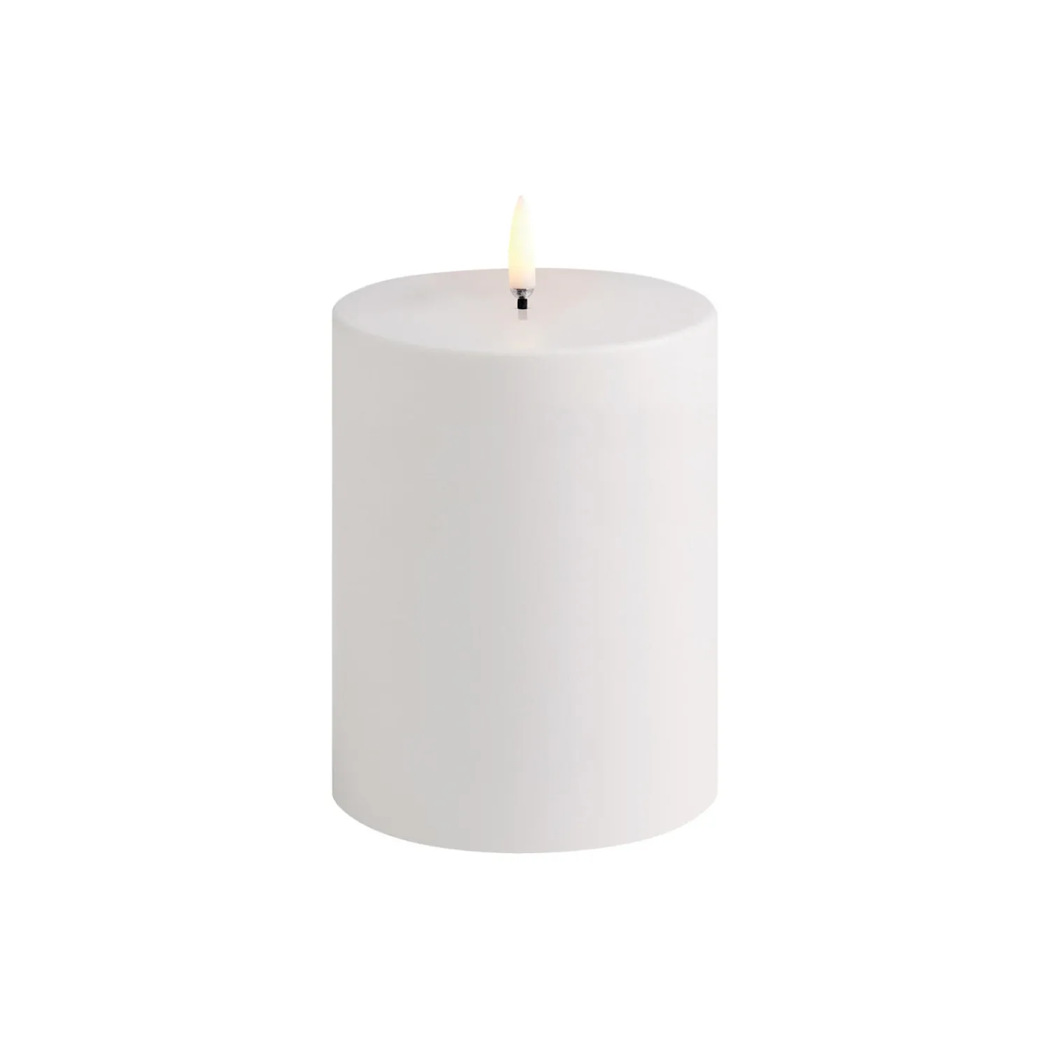 Uyuni Lighting Lys & Duftlys-LED Outdoor Pillar Candle 13 cm, white